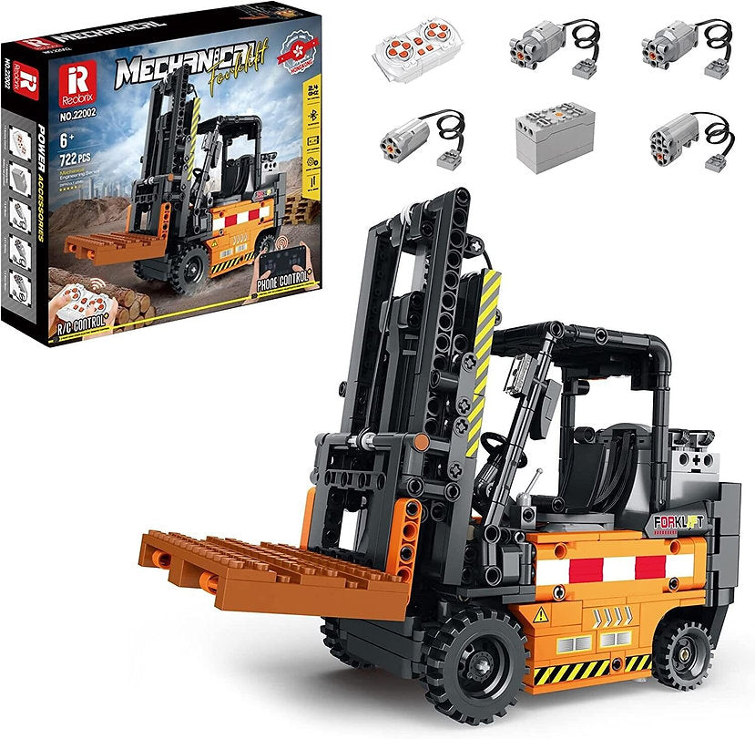 Reobrix 22002 Mechanical Forklift RC-Control 722 Teile