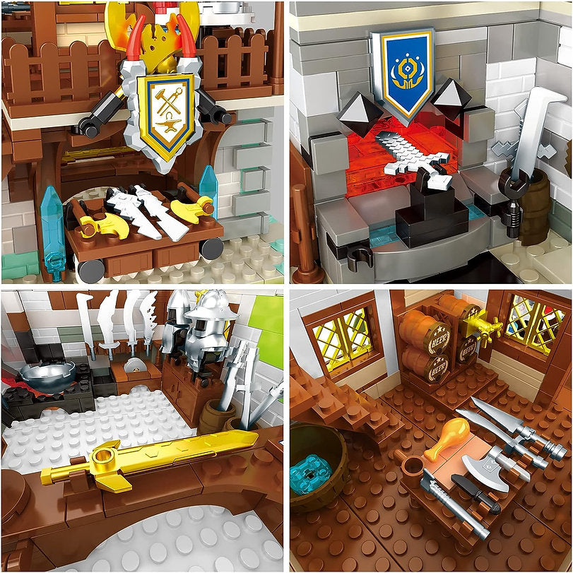 Reobrix 66005 mittelalterliche Schmiede 2.366 Teile