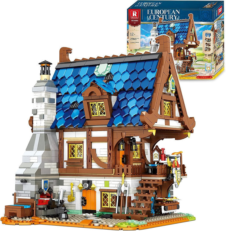 Reobrix 66005 mittelalterliche Schmiede 2.366 Teile