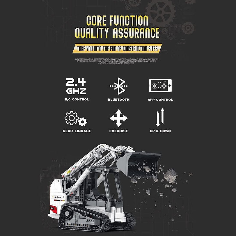 Reobrix 22004 Mechanical Bulldozer 1.366 Teile