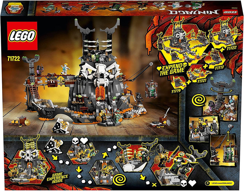 LEGO 71722 Ninjago Verlies des Totenkopfmagiers 1.171 Teile
