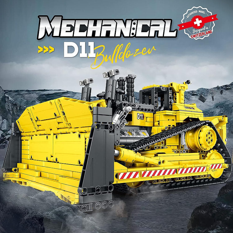 Reobrix 22001 Mechanical Bulldozer 1.988 Teile