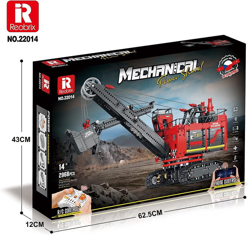 Reobrix 22014 Schaufelbagger Raupenbagger 2.968 Teile