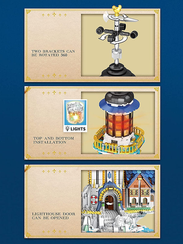 Reobrix 66028 Leuchtturm Erupean Century 3.228 Teile