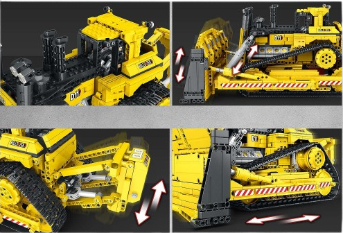 Reobrix 22001 Mechanical Bulldozer 1.988 Teile