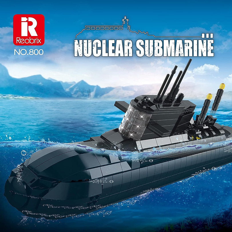 Reobrix 800 Atom-U-Boot Nuclear Submarine 1.498 Teile