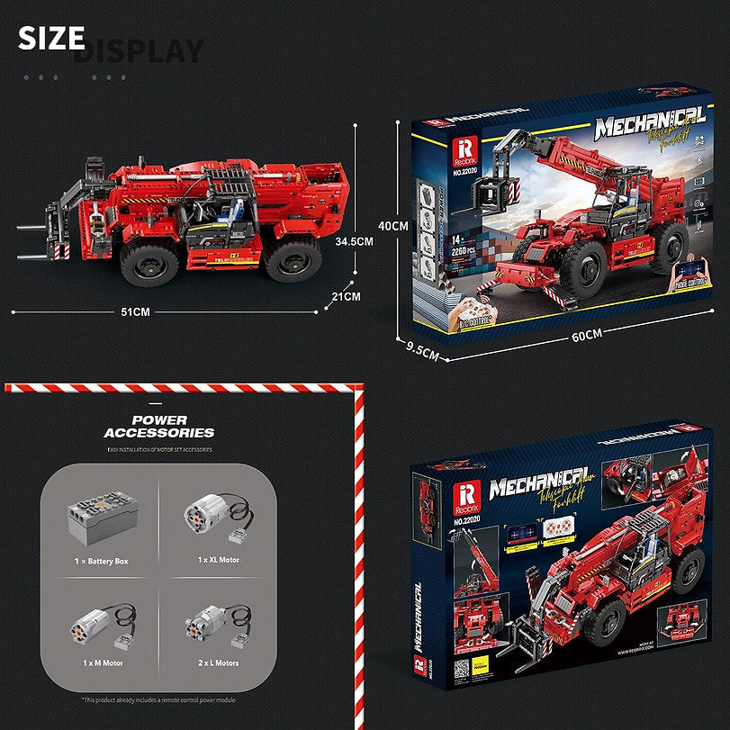 Reobrix 22020 Teleskoparm Gabelstapler 2.260 Teile