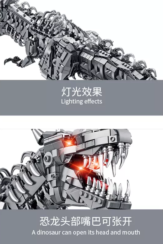 Panlos 611016 Mechanical Tyrannosaurus T-Rex 2.065 Teile