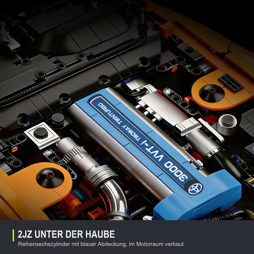 2JZ-Motor im Motorraum
