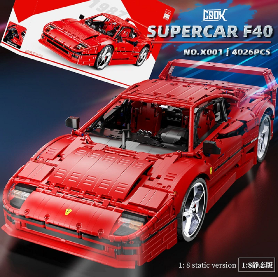 Jie Star JD017 F40 Super Car 4.026 Teile