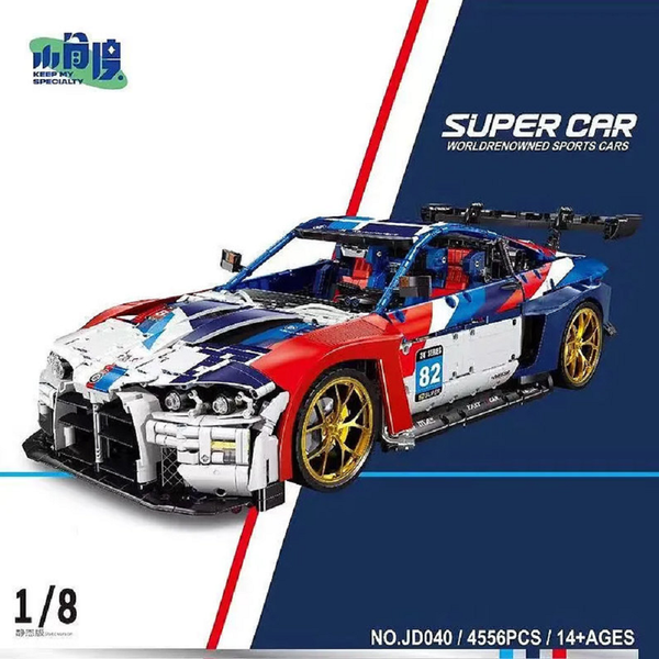 Jie Star JD040 M4 Super Car Klemmbaustein Set – 4556 Teile Sportwagen