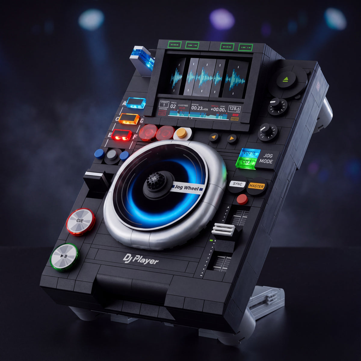 Pantasy 85037 DJ Player auf dem Ständer mit Licht