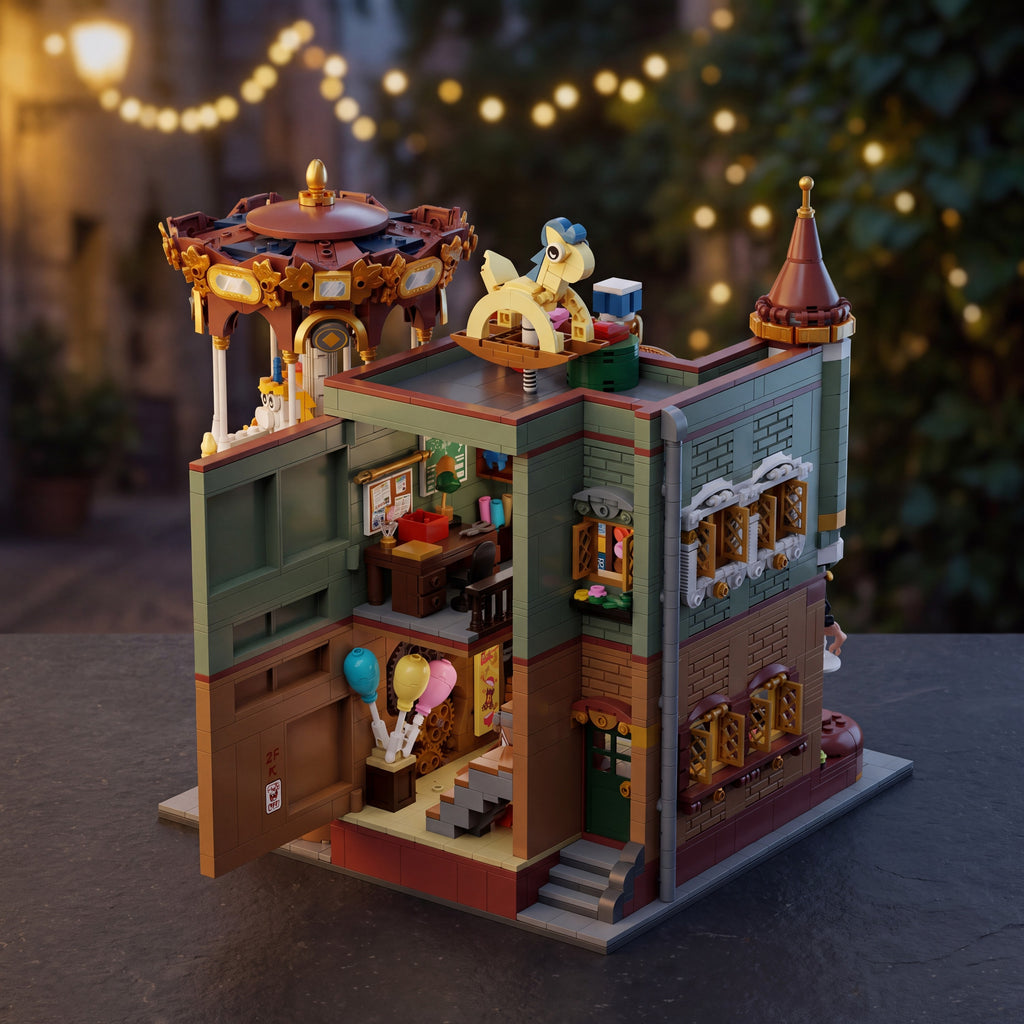 Pantasy 85043 Gift Store mit aufgeklappter Rückwand