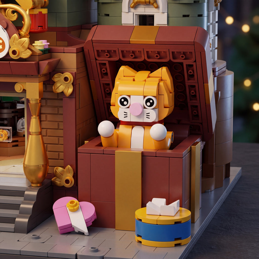 Katze in der Geschenkbox