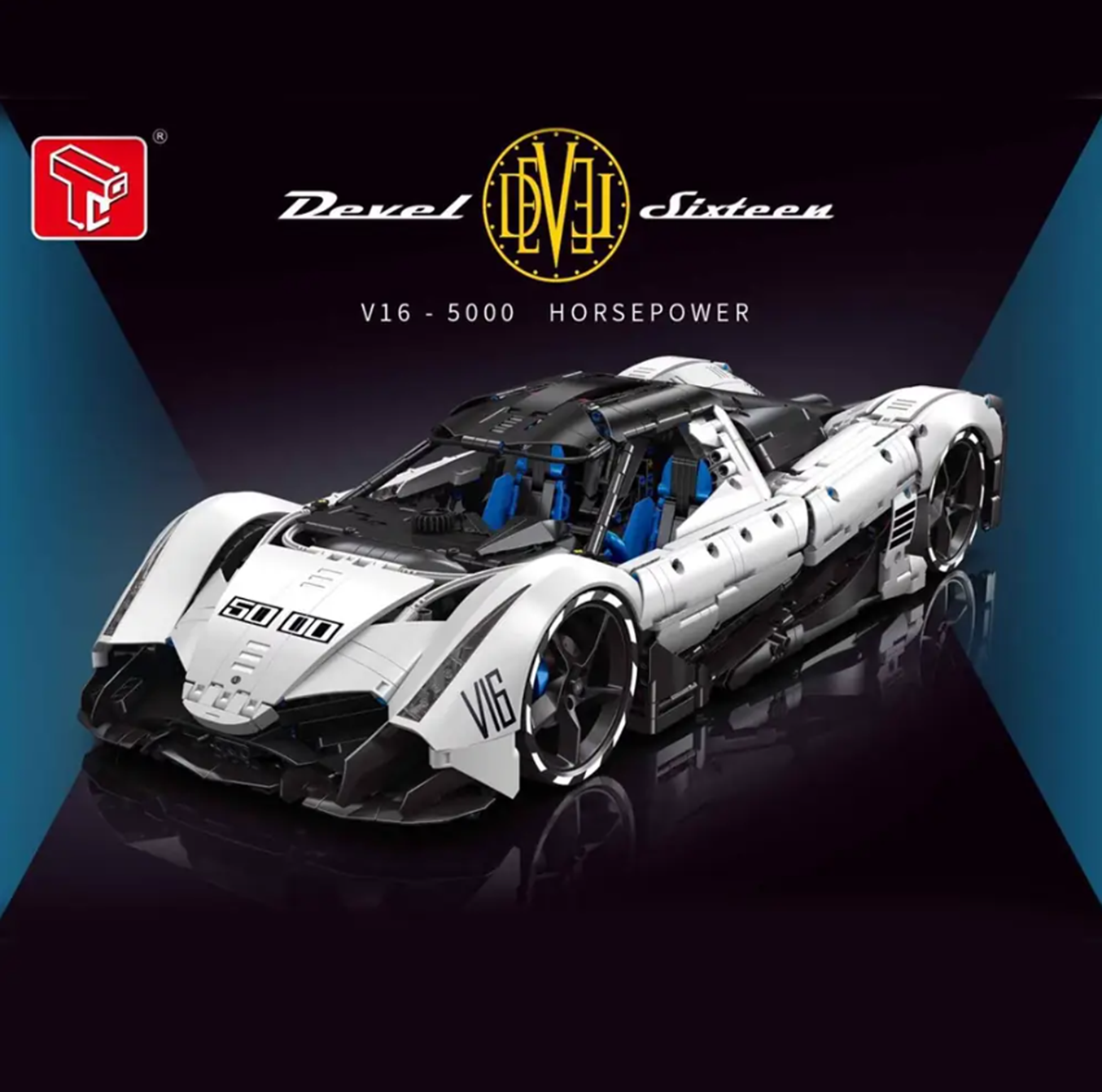 TaiGaoLe T5052 Devel Sixteen Super Car 4.016 Teile RC-Version