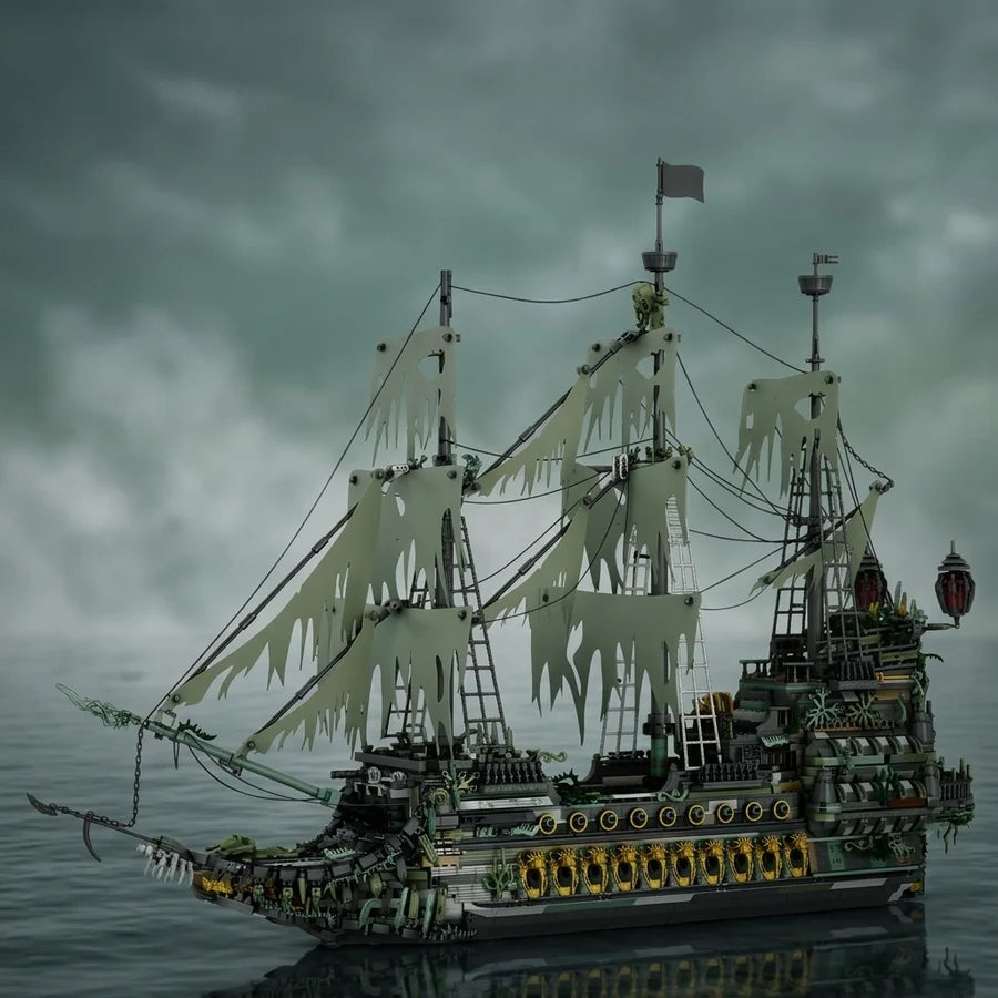 Reobrix 66037 Flying Dutchman Klemmbaustein Set – 5503 Teile Geisterschiff