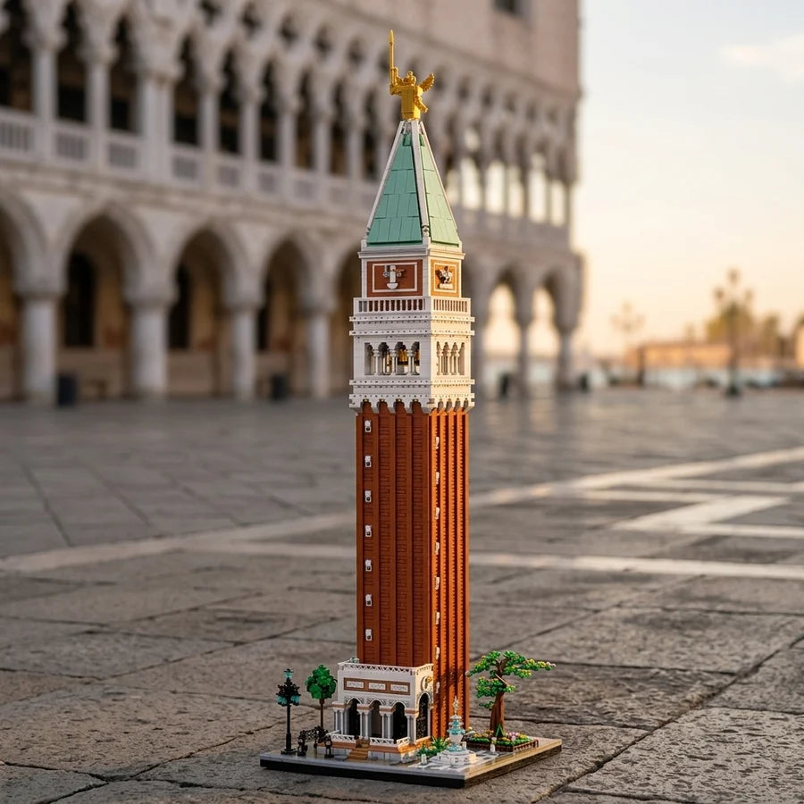 Reobrix 55013 Campanile Di San Marco 3.903 Teile Architektur Baustein Set